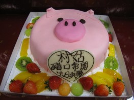 3D-165 小豬蛋糕
