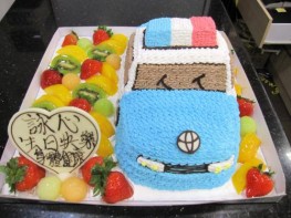 3D-217 卡通警車立體蛋糕