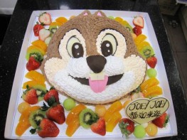 3D-235 花栗鼠蛋糕