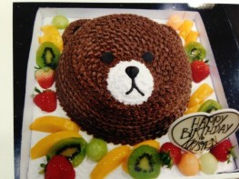 3D-325 Line公仔熊大蛋糕