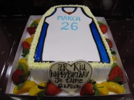 S-92 運動球衣形狀蛋糕