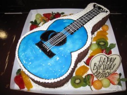 M-57 藍色吉他蛋糕