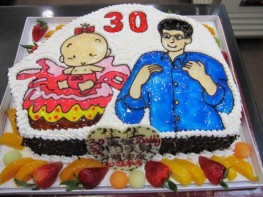 K-90 爸爸及BB生日蛋糕