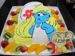 3D-243 藍精靈美芝蛋糕