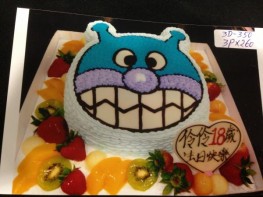 3D-350 細菌人立體蛋糕