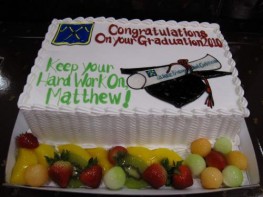 K-63 畢業證書蛋糕