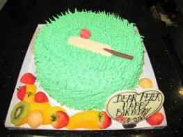 3D-239 木球背景蛋糕