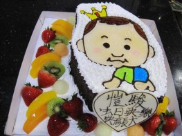 K-100 皇冠小男孩蛋糕