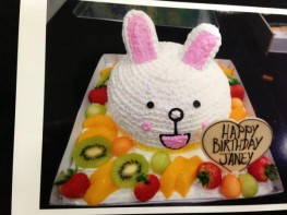 3D-317 白兔立體蛋糕