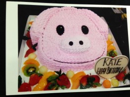 3D-333 卡通豬立體蛋糕