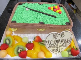 3D-212 桌球背景蛋糕