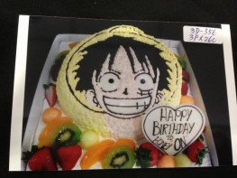 3D-356 海賊王魯夫立體蛋糕